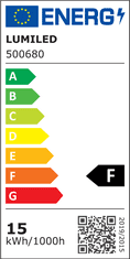 LUMILED 10x LED žiarovka ES111 GU10 15W = 100W 1521lm 3000K Teplá biela 38°