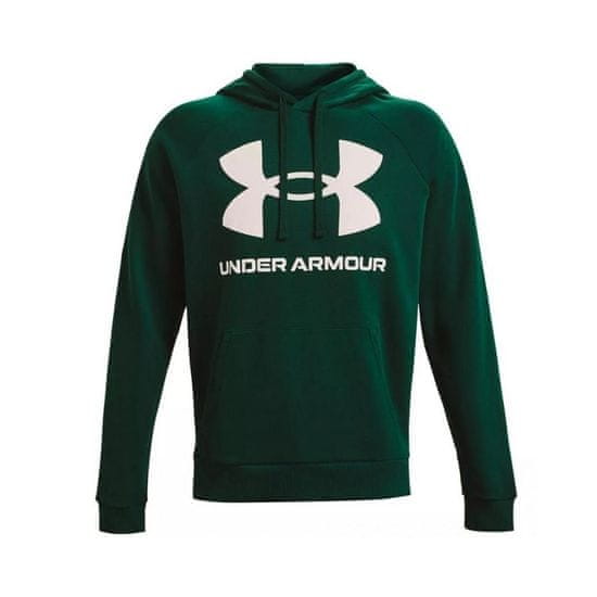 Under Armour Mikina zelená Rival Fleece Big Logo HD