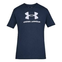 Under Armour Tričko tmavomodrá S Sportstyle Ss Granatowa Uar