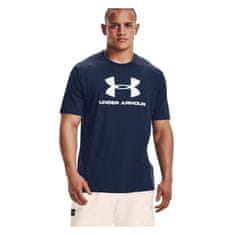 Under Armour Tričko tmavomodrá S Sportstyle Ss Granatowa Uar