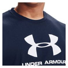 Under Armour Tričko tmavomodrá S Sportstyle Ss Granatowa Uar