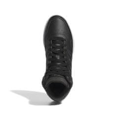 Adidas Obuv beh čierna 44 2/3 EU Hoops 3.0 Mid