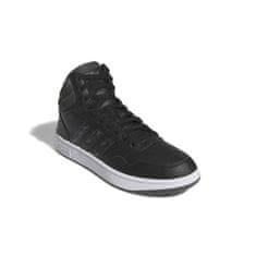 Adidas Obuv beh čierna 44 2/3 EU Hoops 3.0 Mid