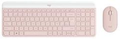 Logitech Slim Wireless Keyboard and Mouse Combo MK470 - ROSE - US INT&#39;L - INTNL