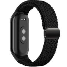 Tech-protect Nylonmag remienok na Xiaomi Smart Band 8 / 9 / NFC, black