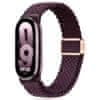 Tech-protect Nylonmag remienok na Xiaomi Smart Band 8 / 9 / NFC, dark cherry