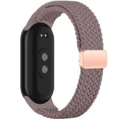 Tech-protect Nylonmag remienok na Xiaomi Smart Band 8 / 9 / NFC, lilac mist