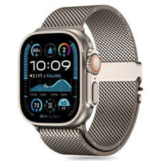 Tech-protect Milano remienok na Apple Watch 44/45/46/49mm, titanium