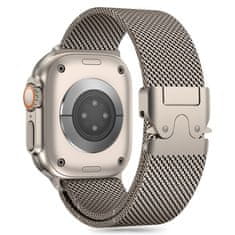 Tech-protect Milano remienok na Apple Watch 44/45/46/49mm, titanium