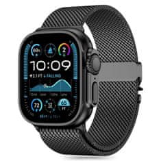 Tech-protect Milano remienok na Apple Watch 45/45/46/49mm, black