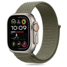 Tech-protect Nylon remienok na Apple Watch 44/45/46/49mm, cargo khaki