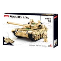 Sluban Model Bricks M38-B0790 Hlavné Bojový tank Typ 99A