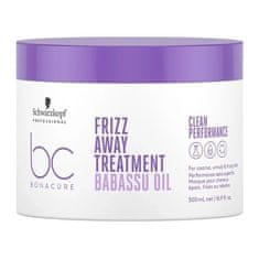 Schwarzkopf Prof. Vyživujúca maska pre nepoddajné a krepovaté vlasy BC Bonacure Frizz Away (Treatment) (Objem 500 ml)