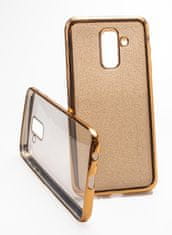 Telone Pouzdro Glitter Case Elektro Samsung Galaxy A6 Plus A605 Gold