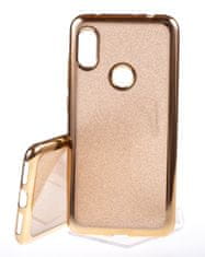 Telone Pouzdro Glitter Case Elektro Xiaomi Redmi Note 6 Pro Gold