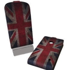 Universal Pouzdro Slim Flip Case 2 Samsung G900 G903 Galaxy S5 British Flag