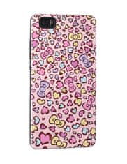 Telone Pouzdro Print Case 3D Hearts iPhone SE 2020 Růžové