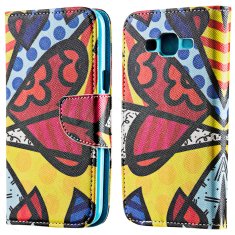 Telone Pouzdro Fancy Design Samsung Galaxy J5 J500 Heart Graffiti