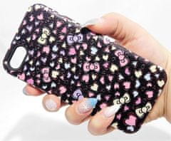 Telone Pouzdro Print Case 3D Hearts Iphone 7 4,7 ´´ Černé