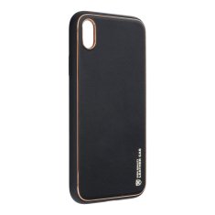 FORCELL Leather case iPhone XR Černé