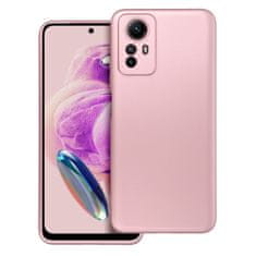 Universal Back Case Metallic Xiaomi Redmi Note 12S Světle růžové