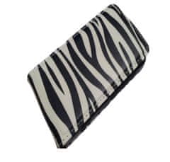 Universal Pouzdro Slim Flip Case 2 Samsung G900 G903 Galaxy S5 Zebra