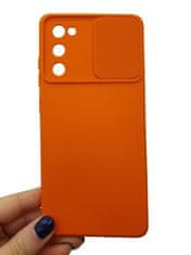 Universal Pouzdro Camshield Soft Samsung Galaxy S20 FE Oranžové