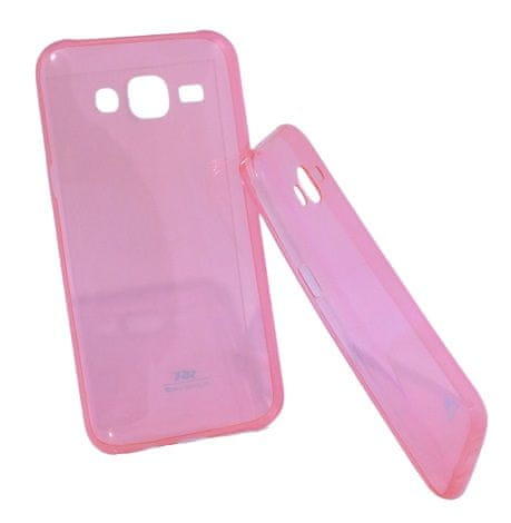 ROAR Pouzdro Roar Transparent Tpu Case Samsung J500 Galaxy J5 červené