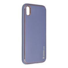 FORCELL Leather case iPhone XR Modré