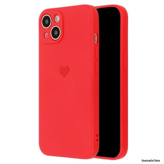 Vennus silikon Heart iPhone 12 Pro Červené design 1