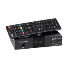 Krüger&Matz KM0550D Tuner DVB-T2 H.265 HEVC čierna