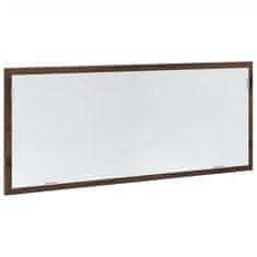 Petromila vidaXL LED kúpeľňové zrkadlo hnedý dub 100x8,5x37cm, kompozitné drevo