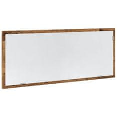 Petromila vidaXL Kúpeľňové zrkadlo s LED staré drevo 100x8,5x37 cm