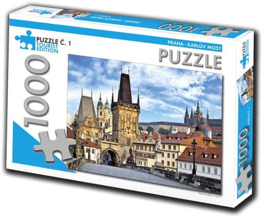 Tourist Edition Puzzle Praha - Karlov most 1000 dielikov (č.1)