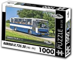 RETRO-AUTA© Puzzle BUS č.20 KAROSA LC 735.20 (1983 - 1997) 1000 dielikov