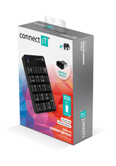 Connect NumCalc bezdrátová numerická klávesnice CKB-0062-BK