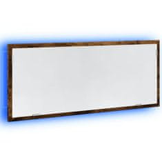 Petromila vidaXL LED kúpeľňové zrkadlo údený dub 100x8,5x37cm, kompozitné drevo