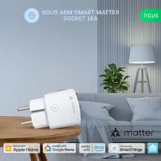 Nous Nous A8M Matter Smart Zásuvka 16A (WiFi) (2 kusy)