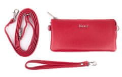 Dámska kožená crossbody kabelka 8003 Red