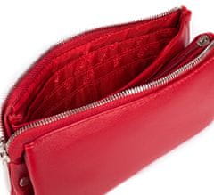 Dámska kožená crossbody kabelka 8003 Red