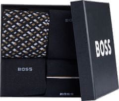 Hugo Boss 4 PACK - pánske ponožky BOSS 50524322-001 (Veľkosť 40-46)