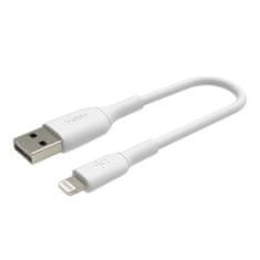 Belkin BOOST CHARGE Lightning/USB-A kábel, 15cm, biely