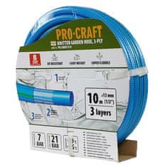 Procraft Zahradní hadice PR-3KGH1310 3 vrstvy, 1/2&quot; 10m