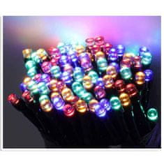 HOMESTYLING Svetelná reťaz solárna multicolor 400 LED / 24 m KO-DX9520020