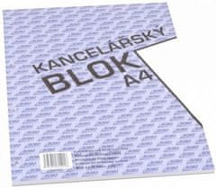 Kancelársky blok A4, prázdny, 50 listov