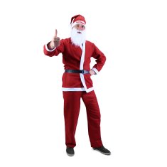 Rappa Kostým Santa Claus (bez fúzov) pre dospelých