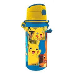 EUROSWAN Pokémon Electric hliníková fľaša s háčikom 600 ml