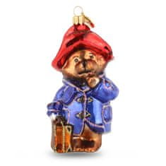 Dům Vánoc Zberateľská sklenená ozdoba na stromček Medveď Paddington