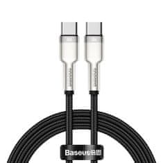 BASEUS Dátový kábel Cafule USB-C/USB-C 1m 100W (20V 5A) čierny