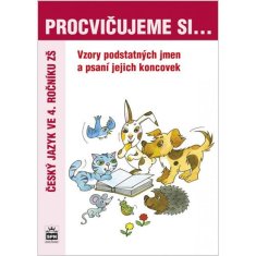 Precvičujeme si vzory a písanie koncoviek podstatných mien pre 4. r. ZŠ